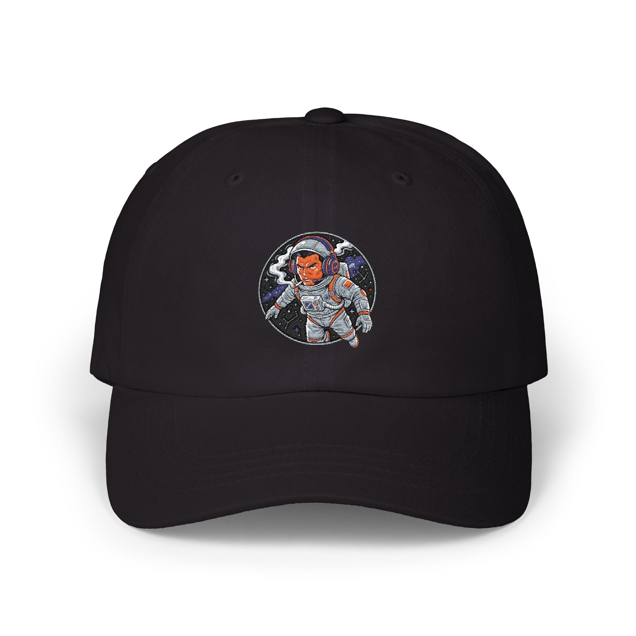 "Cosmic Retro: Vintage Patch Astronaut Gaming Cap"