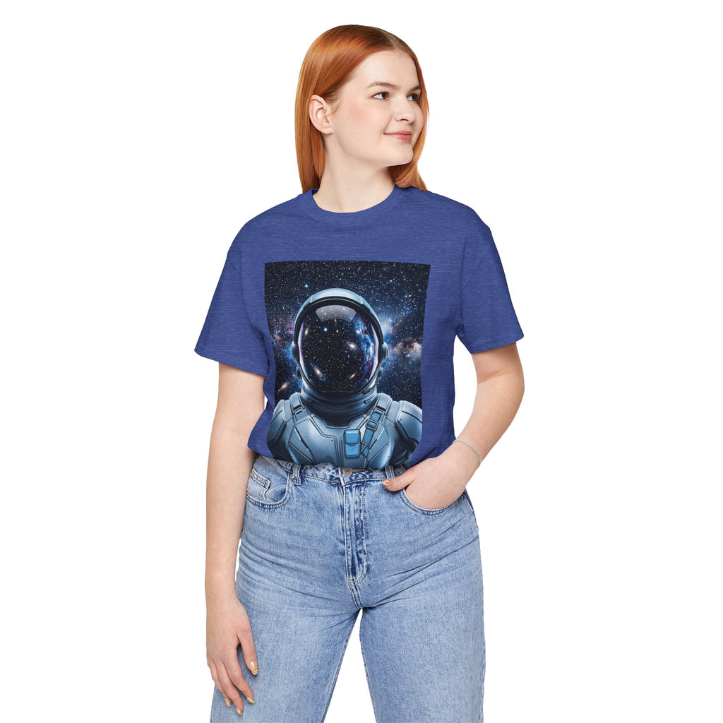 Astronaut Graphic Tee — Space Helmet Galaxy T-Shirt