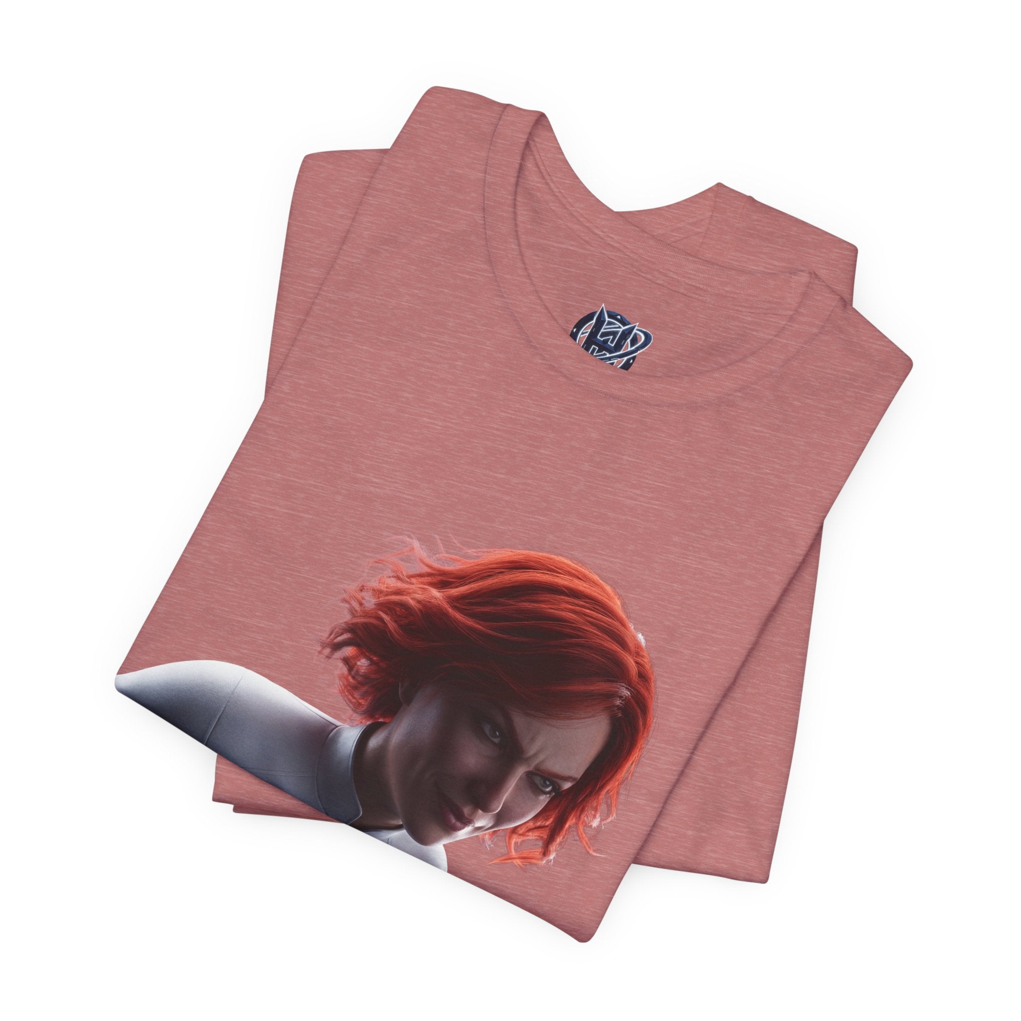 Superhero Flight T-Shirt — Red-Haired Flying Hero Graphic Tee