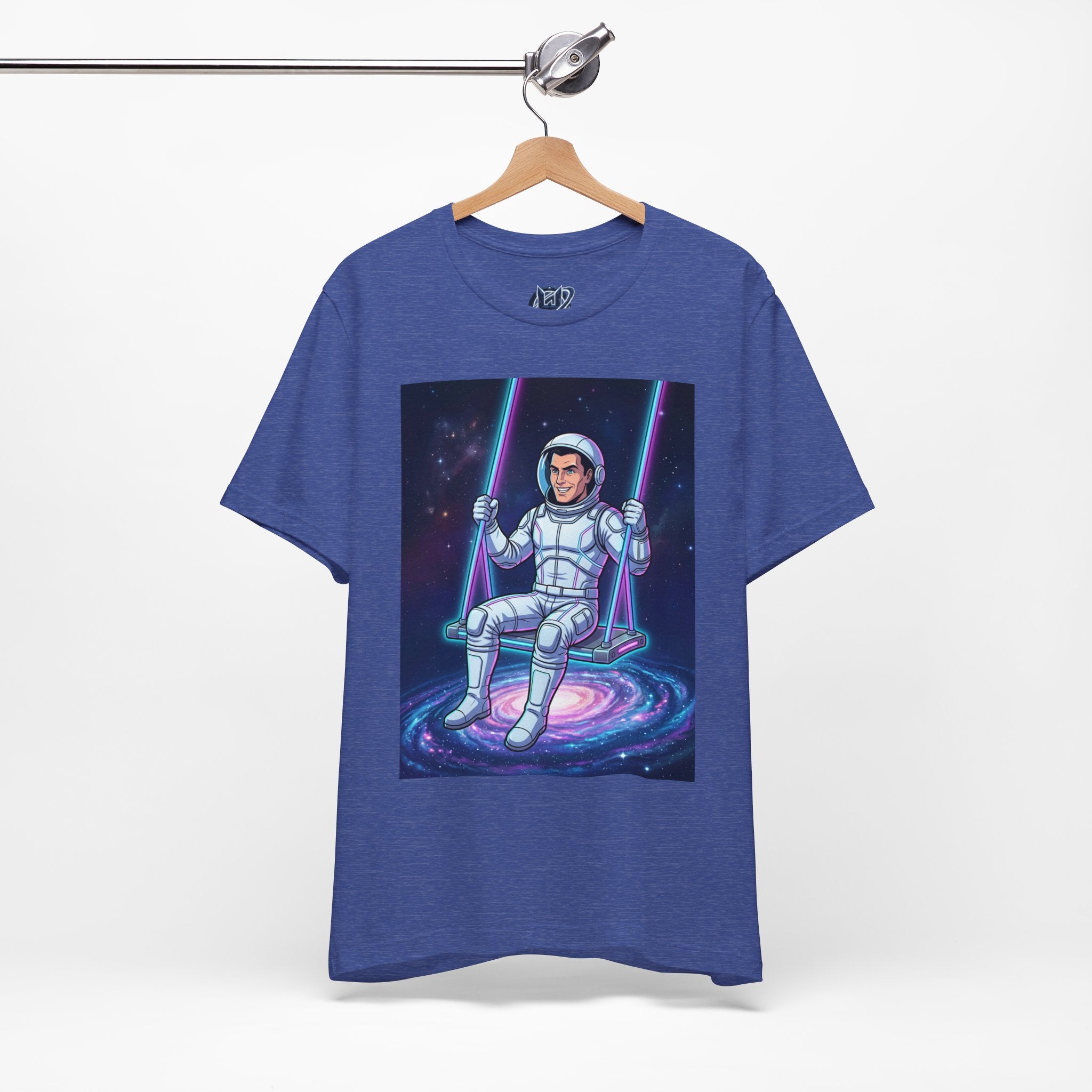 Astronaut Swing Tee – Retro Space Swinging Graphic T-Shirt