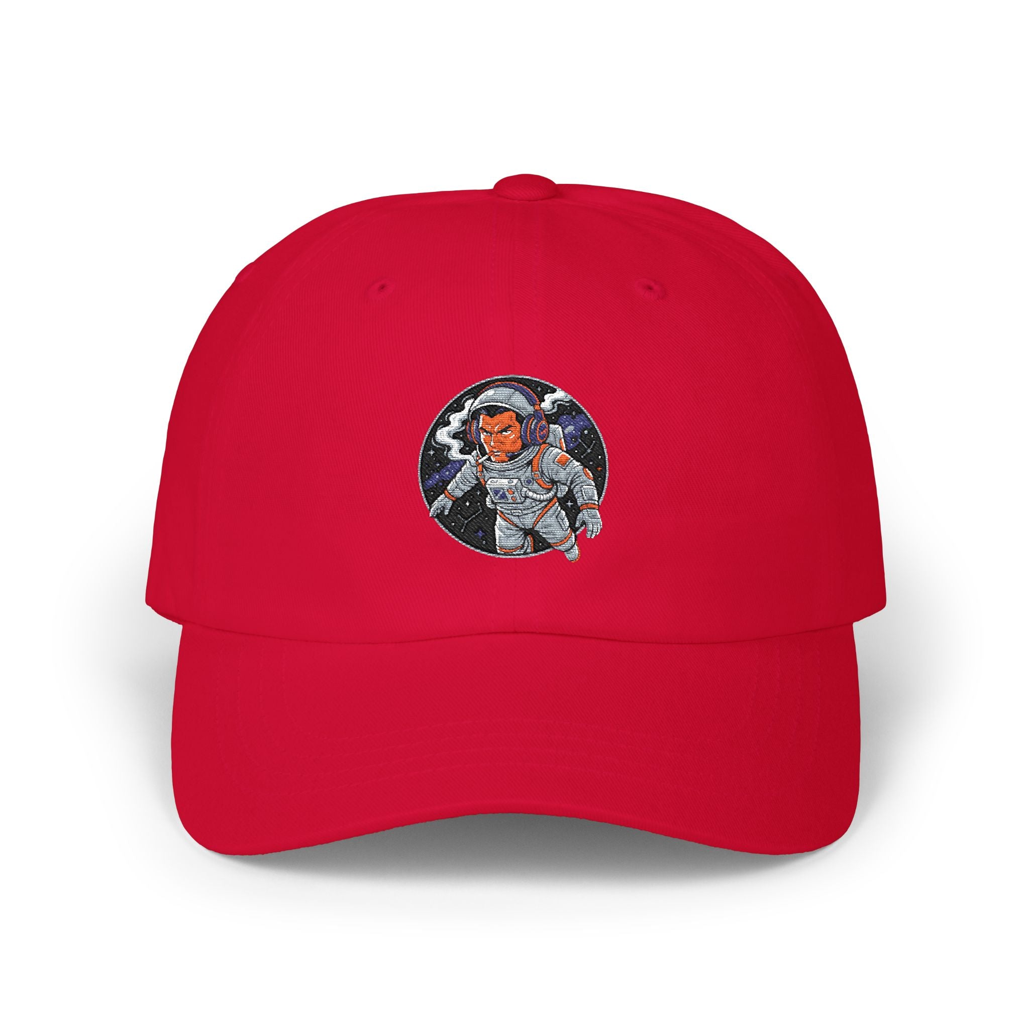 "Cosmic Retro: Vintage Patch Astronaut Gaming Cap"
