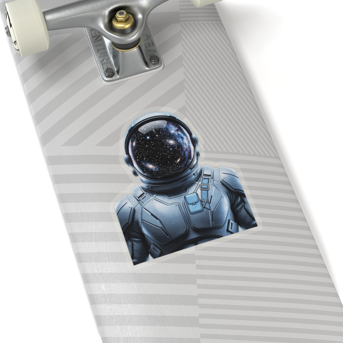 Astronaut Helmet Sticker — Cosmic Space Kiss-Cut Decal for Laptops & Gear