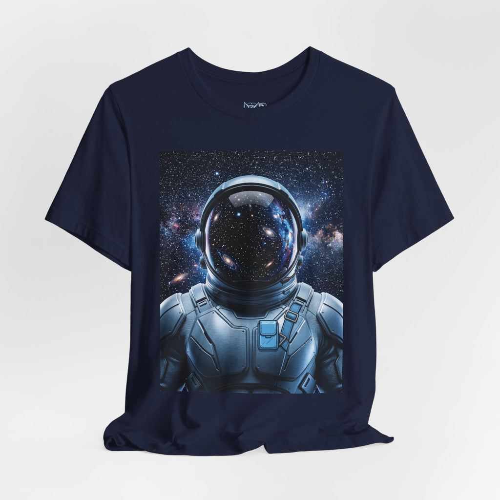Astronaut Graphic Tee — Space Helmet Galaxy T-Shirt